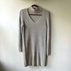 BP Grey Sweater Dress - XS